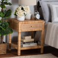 thumbnail image 2 of Baxton Studio Adelia Table de Chevet 1-Tiroir, 2 of 3