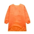 thumbnail image 2 of Delantal De Manga Larga Para Niños, 3 Tamaños, Impermeable, Color Naranja Sunnimix Delantal de pintura infantil, 2 of 4