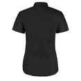 thumbnail image 2 of Kustom Kit- Camisa Oxford de manga corta de trabajo para mujer (Negro), 2 of 2