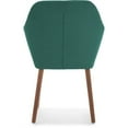 thumbnail image 5 of Elle Decor Roux Arm Chair in French Turquoise, 5 of 10