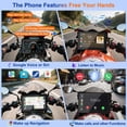 thumbnail image 3 of GPS para motocicleta LBW MT700 de 7" con CarPlay inalámbrico y doble cámara 2K, 3 of 8