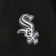 thumbnail image 3 of Women's The Wild Collective Black Chicago White Sox Two-Hit Quarter-Zip Pullover Top, 3 of 4