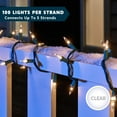 thumbnail image 3 of Luces navideñas Joiedomi Clear 105,6 m 400 (4 x 100), color blanco cálido, 3 of 6