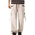 thumbnail image 4 of uikmnh Mens Sweatpants Men's New Work Pants Trend Loose Straight Casual Sweatpants Size:M, 4 of 4