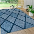 thumbnail image 4 of JONATHAN Y JONATHAN  Y Talaia Diamond Trellis Indoor/Outdoor Area Rug 3 X 5 - Navy, 4 of 5