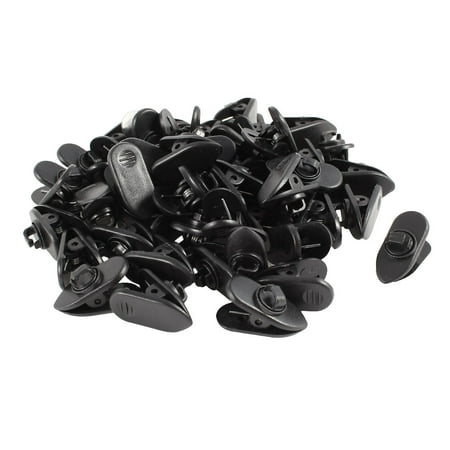 Headphone Earphone Earbud Wire Cable Clip Clamp Black 50