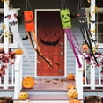 thumbnail image 3 of Spencer 2pcs 40 Inch Halloween Pumpkin Ghost Windsock Flag Ghost Windsock Halloween Hanging Decoration Holiday Windsock for Home Yard Patio Lawn Garden Party Outdoor Decor, 3 of 7
