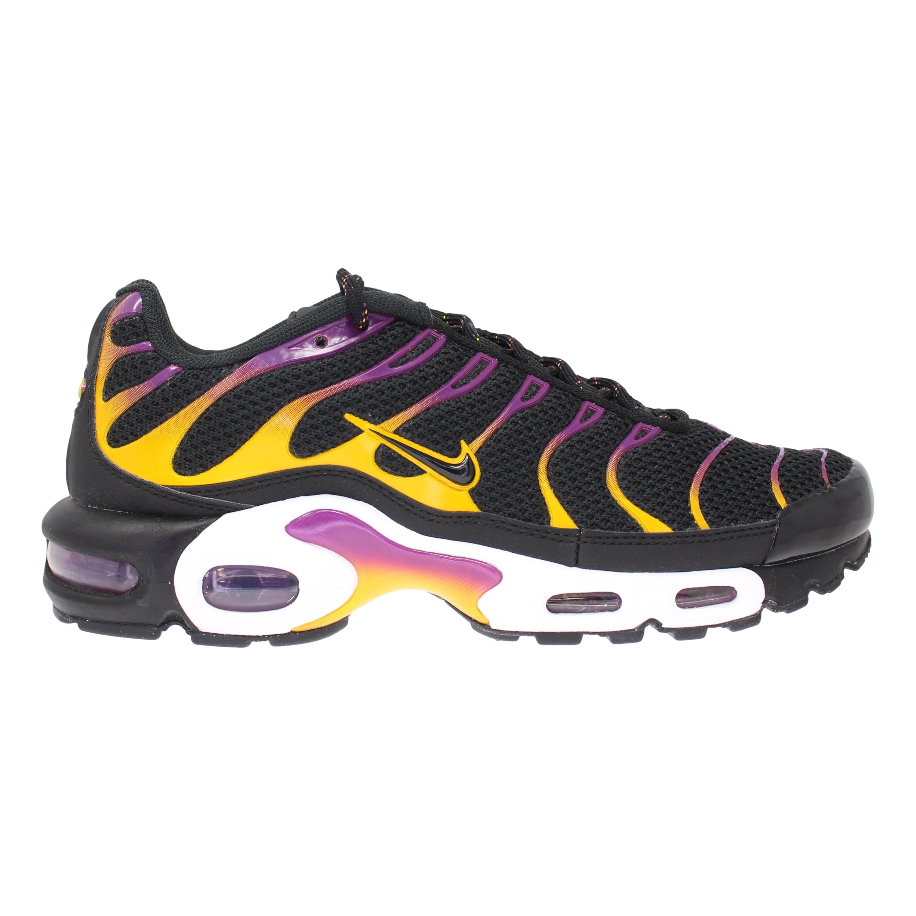 Nike Air Max Plus Black/Black-University Gold DX2663-001 Size - Walmart.com