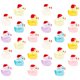 thumbnail image 4 of 30 Uds Mini patos de resina con sombrero de Navidad figuras de animales que brillan en la oscuridad adornos de pastel de pato Kawaii para bonsái de paisaje de musgo, 4 of 6