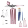 thumbnail image 2 of jifeng Airbrush Set with Nozzle, High Pressure Airbrushing Tool, Air Compressor Kit for Pink, 2 of 9