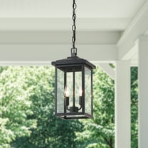 Kawoti  Black Outdoor Wall Sconces and Pendant Light H16.25''