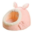 thumbnail image 5 of Cats Cave Bed Cuddle Anti Slip Small Dog Bed Comfortable Super Soft Cushion Pink Small, 5 of 7