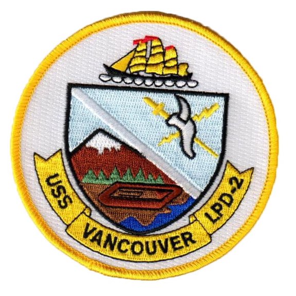 USS VANCOUVER LPD-2 Patch Sew On