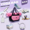 thumbnail image 5 of TELOLY Yoga Mat Bags,Nylon Fabric Yoga Mat Holder,18.90"*9.45"*6.30" No More Clutter Yoga Bag,Style4, 5 of 7