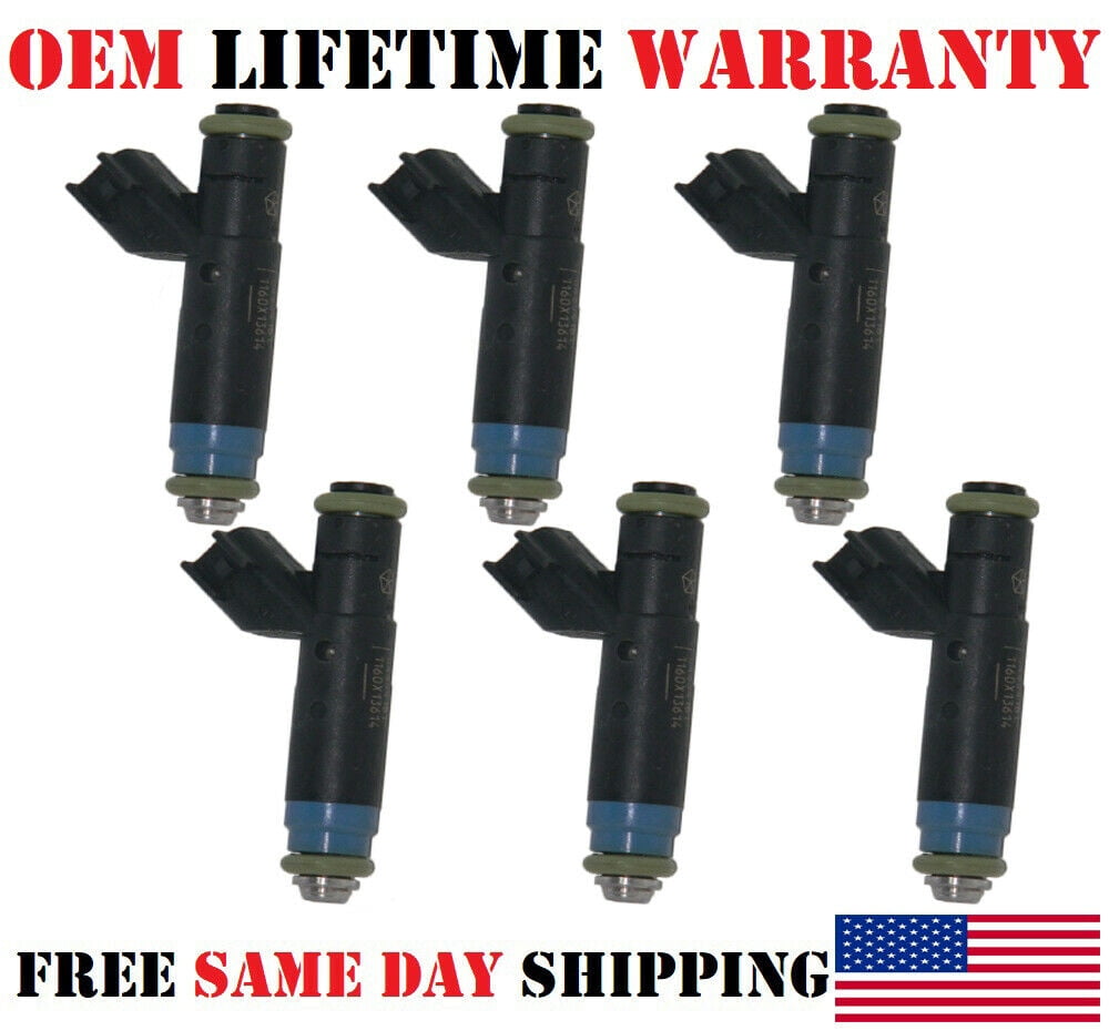 6x OEM Siemens 04854181 Fuel Injectors for 19992004 JEEP CHEROKEE TJ WRANGLER 4.0L/Refurbished