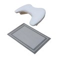 thumbnail image 2 of Toysmith U Shape Arm Rest Comfortable, Detachable Stand, Nail Hand Rest, Breathable for Women Nails Supplies Salon Home Diy and Nails Tech white with black mat, 2 of 9
