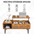 thumbnail image 6 of MAYEERTY Lift Tabletop Coffee Tables for Living Room with Storage Shelf and Hidden Compartment, 6 of 6