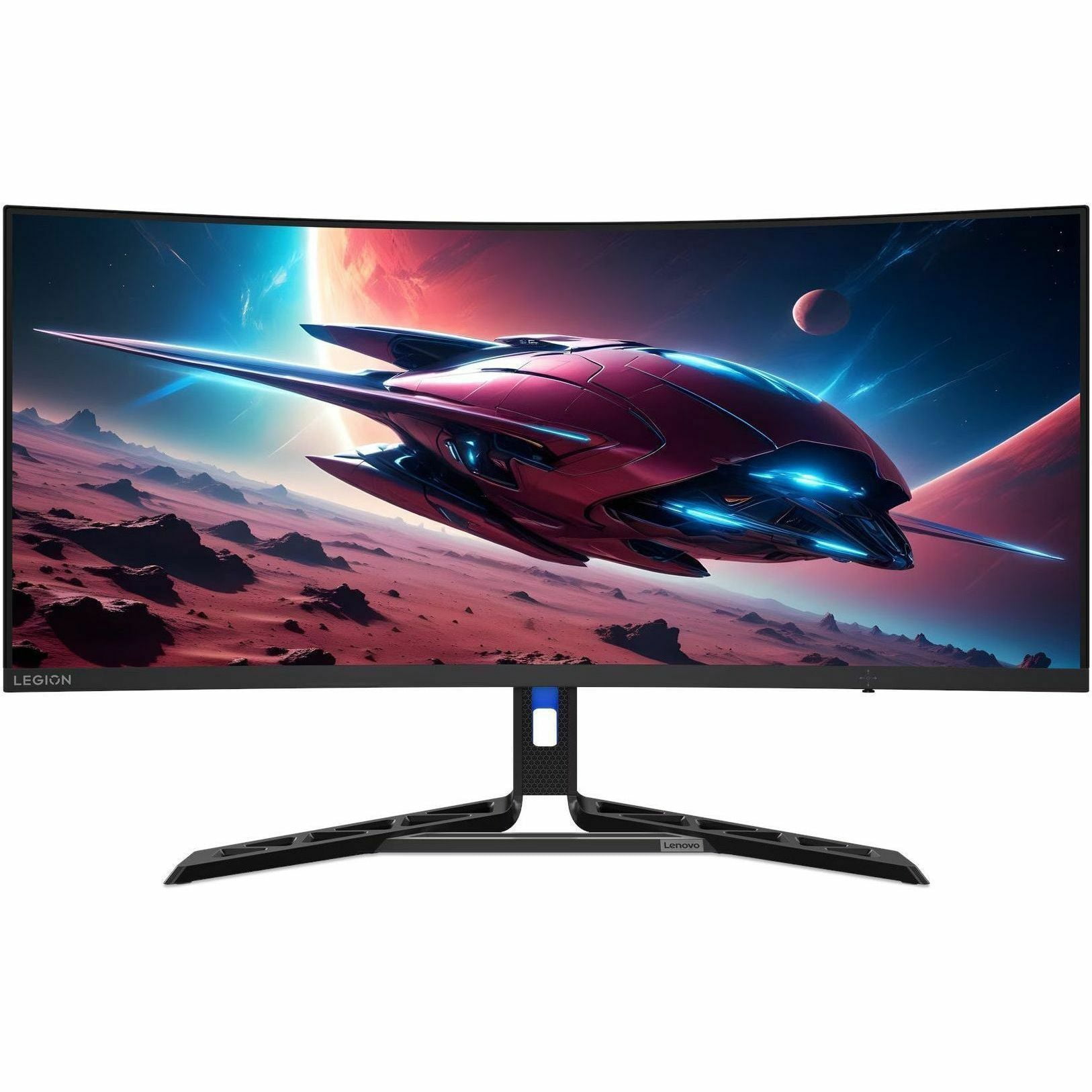Lenovo Legion R34w-30 34" Class UW-QHD Curved Screen Gaming LED Monitor, 21:9, Raven Black