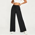 thumbnail image 5 of qucoqpe Womens Wide Leg Jeans Loose Fit High Waisted Drawstring Denim Pants with Pockets, 5 of 9