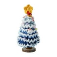 thumbnail image 2 of Dserfhy Handmade Crochet Christmas Tree Decoration Tabletop Knitted Small Artificial Flocking Christmas Tree for Home Office Holiday Decor, 2 of 8
