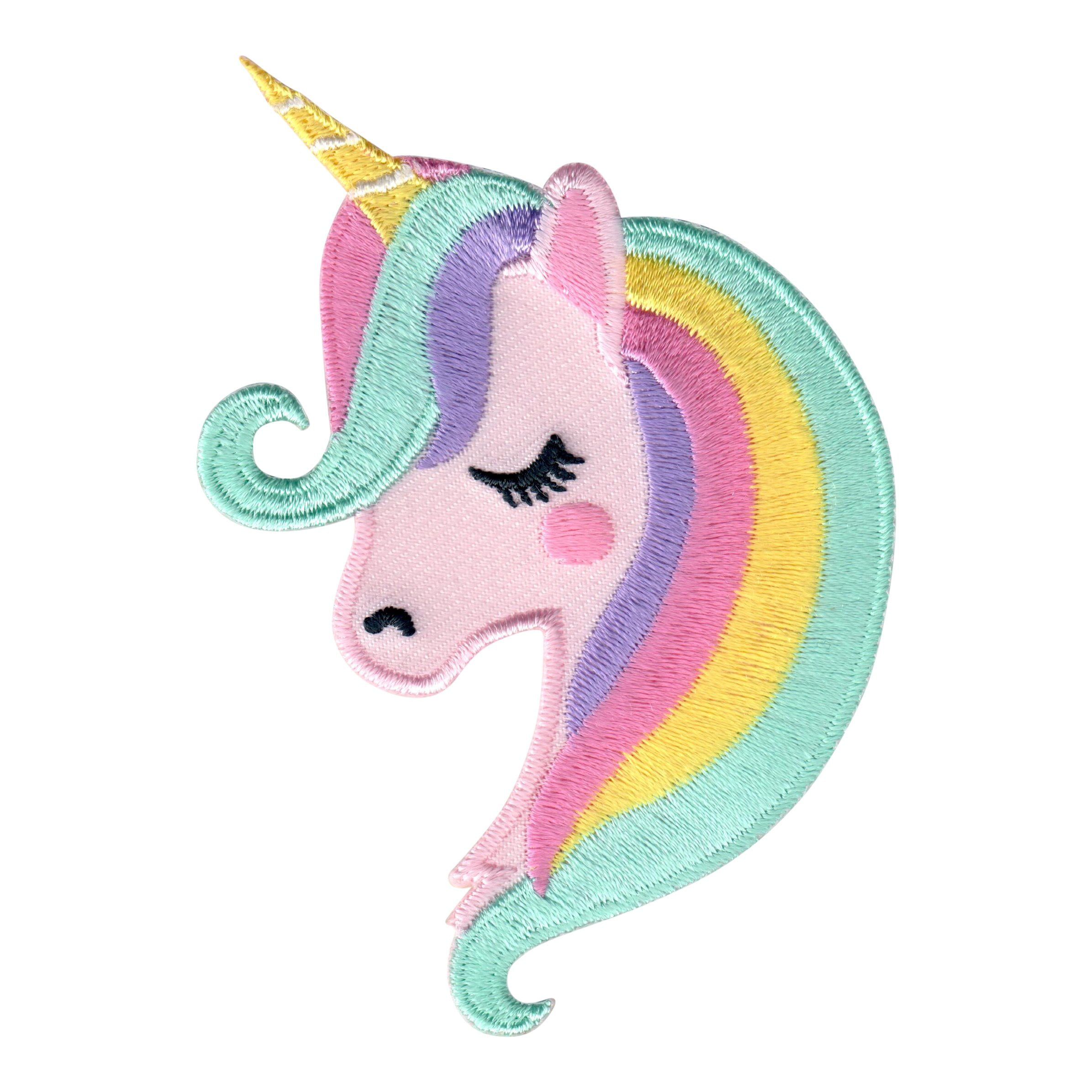Unicorn Iron On Or Sew On Embroidery Applique Patch Badge 
