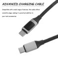 thumbnail image 3 of Phenofice Mobile Phone Data Cable Type-C Charging Cable Nylon White Fast Charging For Tech Accessories 1Pack, 3 of 8