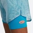 thumbnail image 4 of Nike Women's Icon Clash Tempo Luxe Mid-Rise Running Shorts - (Blue, Small), 4 of 7