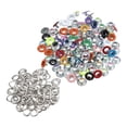 thumbnail image 3 of 100 Piezas de Hebilla de ojales de Metal de Colores Surtidos para artesanía en cuero de 3 mm Sunnimix Remache, 3 of 5