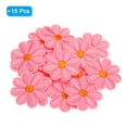 thumbnail image 3 of Parche de flores de Uxcell para planchar, bordado, parche de flores para reparación de ropa, mochila 3.54x3.54" 15 Pcs (Rosa), 3 of 7