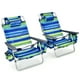 Patiojoy 2 Pack de Chaise de Plage Pliante Chaise de Randonnée Portable avec Porte-Gobelet Sac de Rangement pour l'Extérieur – image 1 sur 10