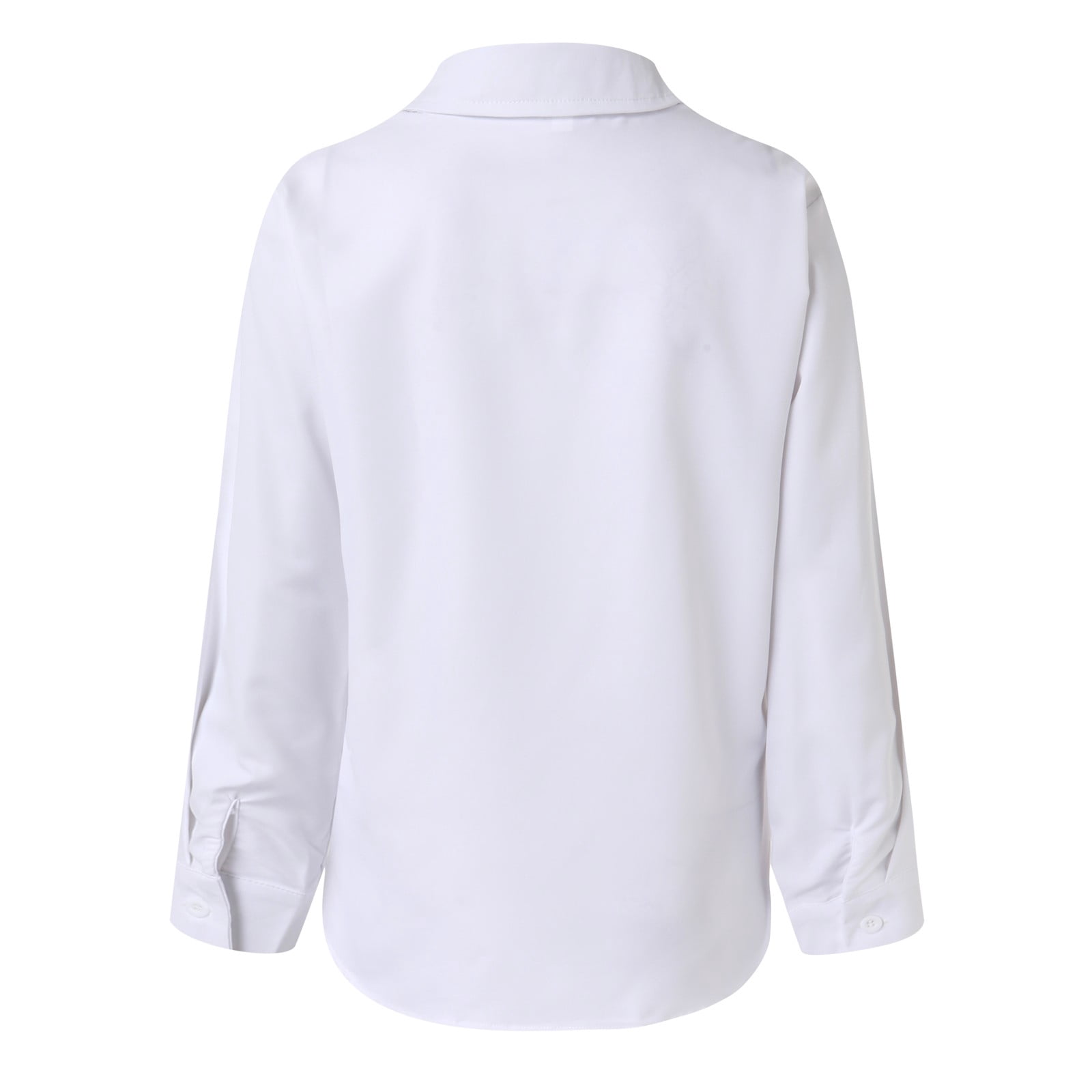 Cathalem Blouses for Women Womens Dress Shirts Long Sleeve Button Down Shirts Work Blouse(White,XXL)