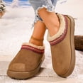 thumbnail image 4 of POROPL Women's Snow Boots,Winter Warm Faux Fur Lined Slip On Ankle Boots Non Slip Casual Shoes, 4 of 9