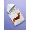 thumbnail image 3 of Dachshund Drawing Hoodie Women -SPIdeals Designs, Female 3X-Large, 3 of 4