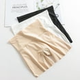 thumbnail image 6 of OFFIGAM Khaki High Waist Safety Shorts with Elastic Waistband Ice Workwear, 6 of 10