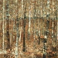 thumbnail image 2 of Delton, Carmen 20x20 Black Ornate Wood Framed with Double Matting Museum Art Print Titled - Fall Forest, 2 of 4