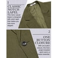 thumbnail image 5 of COOFANDY Mens Linen Classic Sport Coat Casual Lightweight Formal Blazer Jacket One Button Dress Stylsih Suit Jackets, 5 of 6