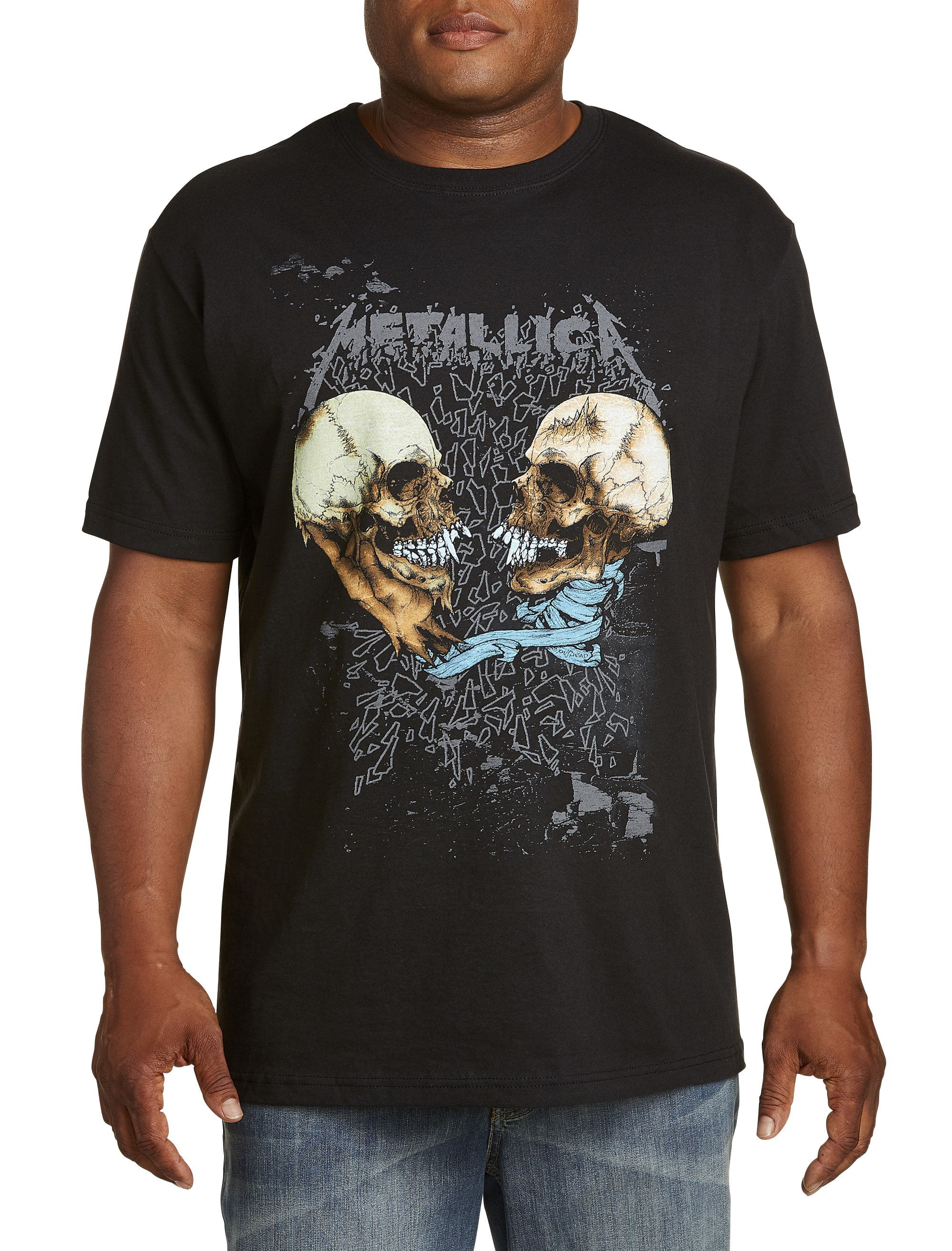 big and tall t-shirt skull made of skulls biker tee shirt tall shirt men's 