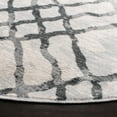 thumbnail image 3 of SAFAVIEH Isabella Trena Trellis Area Rug, Ivory/Grey, 6'7" x 6'7" Round, 3 of 10