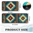 thumbnail image 2 of Boho Kitchen Rugs and Mats for Floor, Non-Slip Backing Kitchen Mat Set of 2 Home Bohemian Decor Anti Fatigue Kitchen Rug Sets with Runner for Kitchen 17"x47.2"+17"x30", 2 of 7