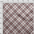 thumbnail image 3 of oneOone Cotton Cambric Dark Rose Brown Fabric Checks Sewing Craft Projects Fabric Prints By Yard 42 Inch Wide, 3 of 4