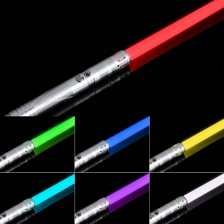 

Light Sabers for Adults Metal Light Saber 7 Colors Changeable Electronic Lights Saber with Sound Realistic Handle Light Swords for Halloween Dress Up Parties Kids Gift