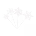 thumbnail image 1 of 5x4 Uds. Adornos Para Magdalenas Con Copos De Nieve Brillantes, Selecciones Para Pastel De Fiesta De Cumpleaños Y Navidad, Color, 1 of 8