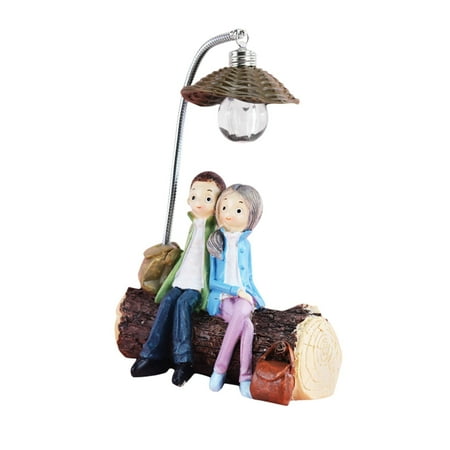 

Big Sale! Iheaun Creative Cartoon Small Night Light Tabletop Decoration Resin Small Night Light Lovers the Best Gift for Small Night Light Lovers Resin Night Light