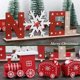 thumbnail image 4 of Adorno de Navidad de Madera ACTIVE Rojo 20 cm x 2,7 cm x 5 cm, 4 of 5