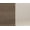 Walnut and White, variant on Nexera Tonik 72 in TV Stand, White