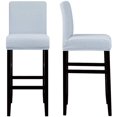 thumbnail image 2 of Housses de Chaise de Comptoir de Pub Réutilisables Housse Extensible Amovible Lavable Ensemble de 2 (86-Bleu Ciel), 2 of 6