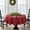 Red, variant on Elrene Home Fashions Poinsettia Elegance Jacquard Holiday Tablecloth, 52x70