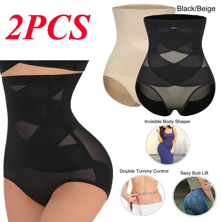 High Waist Shaping Panty Postpartum Belly Band Abdominal Compression Slim Tummy  Control Body Shaper Butt Lifter Seamless Panties Thongs-black