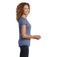 thumbnail image 2 of District Made Ladies Tri-Blend Scoop Tee Dm443 - Navy Heather - M, 2 of 3