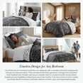thumbnail image 3 of Elegant and Chic Winter Brush Reversible Soft Down Alt 3-Piece Comforter Set by Southshore Fine Linens, 3 of 7